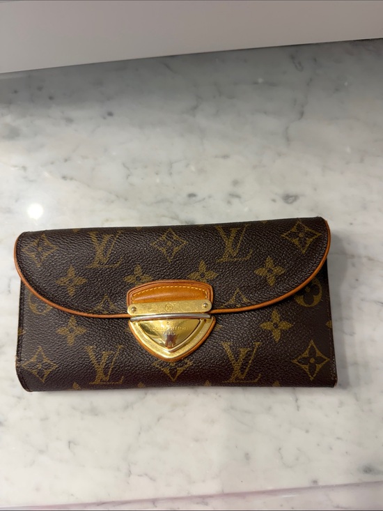 Louis Vuitton Handbags - Louis Vuitton Monogram Flap Wallet in Brown with Gold Hardware